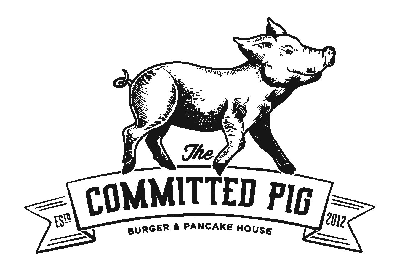 committed pig logo